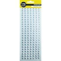 AussieSuperStore Art & Craft Essentials Silver Rhinestones Star (in 2 colours) Rhinestones Stickers Star | Craft Party Embellishment Decoration 9331468049760 VCR202